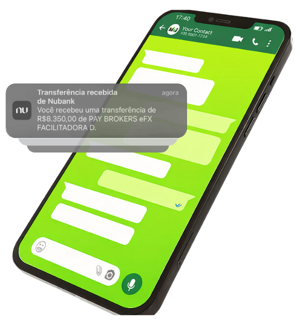 notificação whatsapp venda